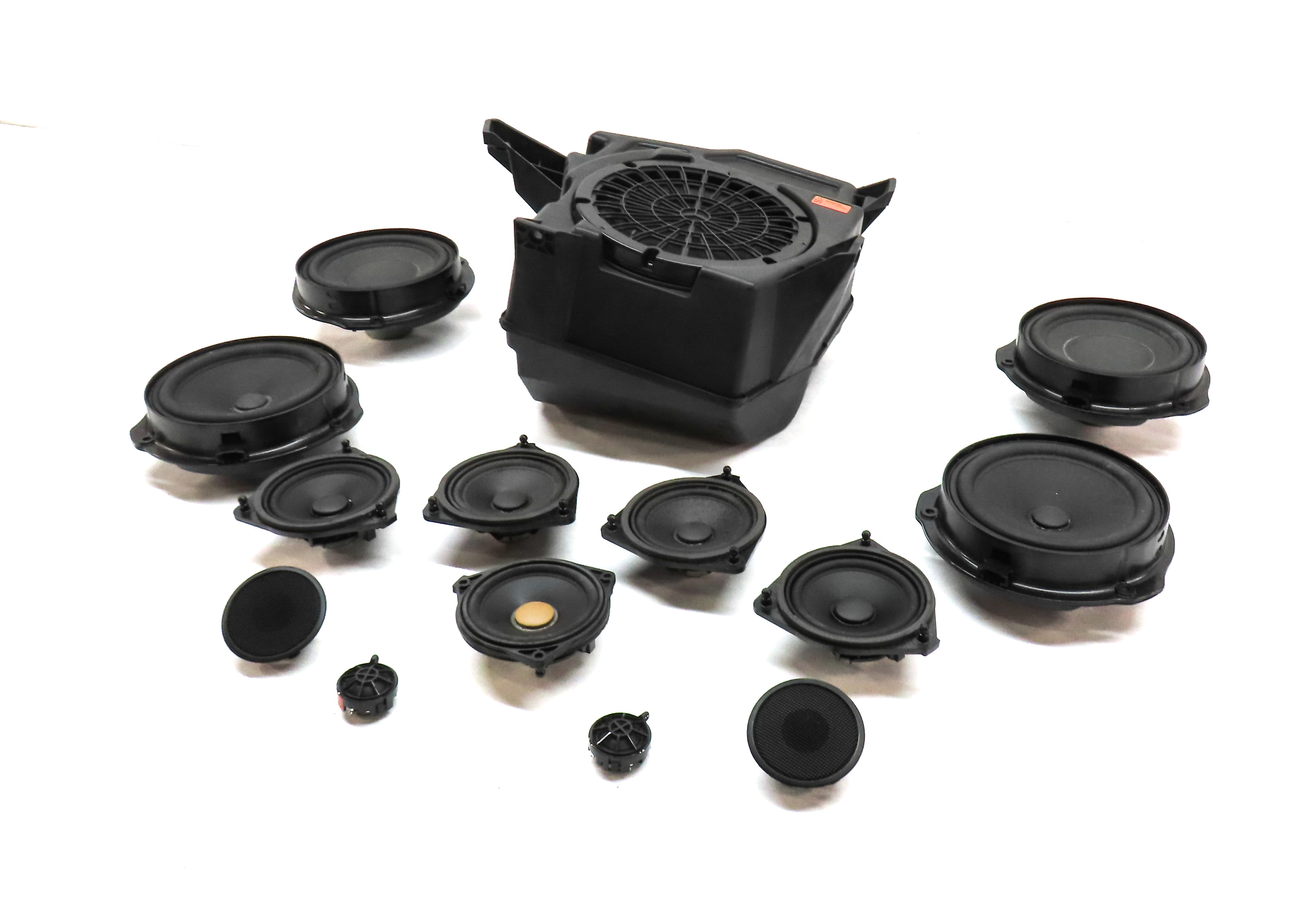 2013 MERCEDES GL450 (X166) RADIO STEREO SOUND SYSTEM LOGIC 7 SPEAKER SET/14 — exact item pictured